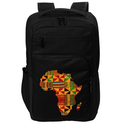 Cool Africa Map Kente Cloth Gift For African Lover Impact Tech Backpack