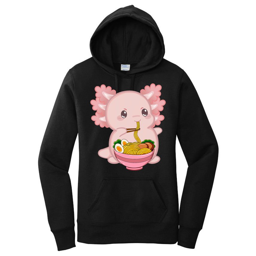 Cute Anime Merch & Kawaii Stuff For Or  Kawaii Axolotl Ramen Noodles Teen  Japan Women's Pullover Hoodie