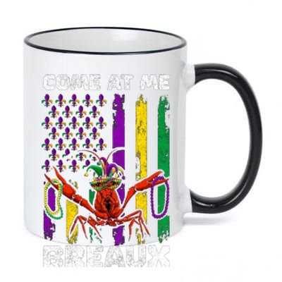 Come At Me Breaux Mardi Gras 11oz Black Color Changing Mug