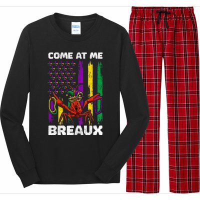 Come At Me Breaux Mardi Gras Long Sleeve Pajama Set