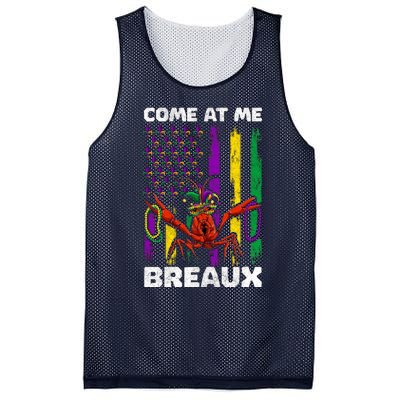 Come At Me Breaux Mardi Gras Mesh Reversible Basketball Jersey Tank