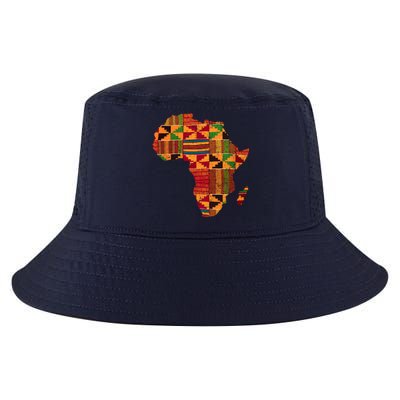 Cool Africa Map Kente Cloth Gift For  Wo African Lover Cool Comfort Performance Bucket Hat