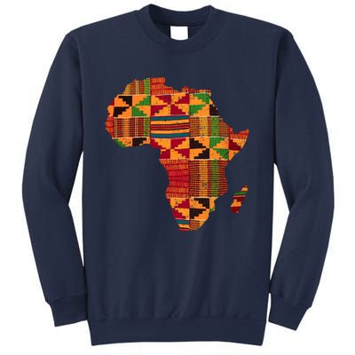 Cool Africa Map Kente Cloth Gift For  Wo African Lover Sweatshirt