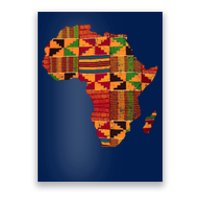 Cool Africa Map Kente Cloth Gift For  Wo African Lover Poster