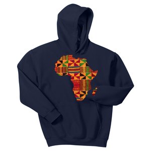 Cool Africa Map Kente Cloth Gift For  Wo African Lover Kids Hoodie