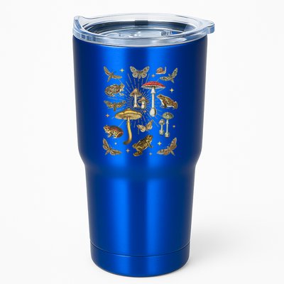 Cottagecore Aesthetic Mushroom Frog Butterfly Goblincore Tumbler