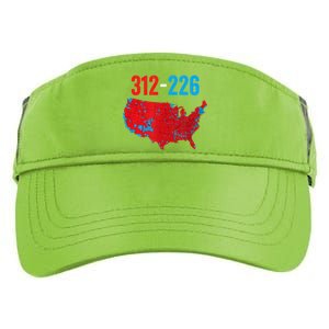 Cool Accurate Map Of 2024 Election Funny Election 312 Vs 226 Adult Drive Performance Visor