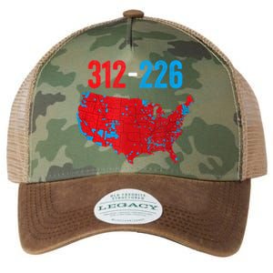 Cool Accurate Map Of 2024 Election Funny Election 312 Vs 226 Legacy Tie Dye Trucker Hat