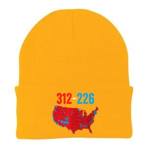 Cool Accurate Map Of 2024 Election Funny Election 312 Vs 226 Knit Cap Winter Beanie