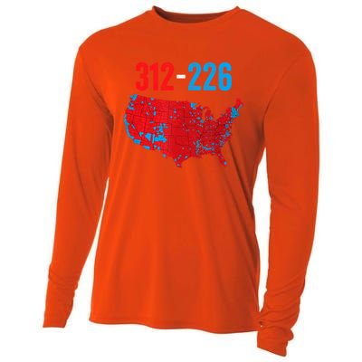 Cool Accurate Map Of 2024 Election Funny Election 312 Vs 226 Cooling Performance Long Sleeve Crew