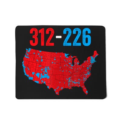 Cool Accurate Map Of 2024 Election Funny Election 312 Vs 226 Mousepad