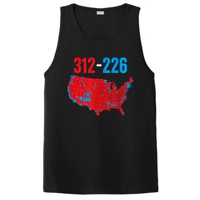 Cool Accurate Map Of 2024 Election Funny Election 312 Vs 226 PosiCharge Competitor Tank