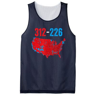 Cool Accurate Map Of 2024 Election Funny Election 312 Vs 226 Mesh Reversible Basketball Jersey Tank