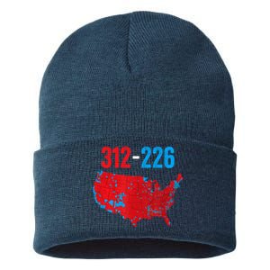 Cool Accurate Map Of 2024 Election Funny Election 312 Vs 226 Sustainable Knit Beanie