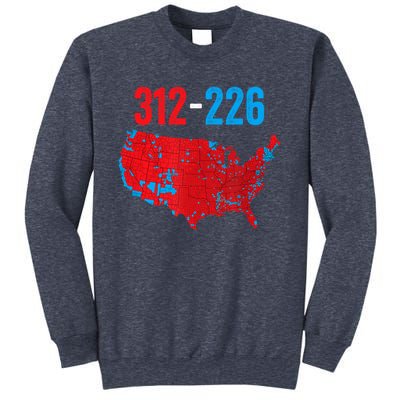 Cool Accurate Map Of 2024 Election Funny Election 312 Vs 226 Sweatshirt