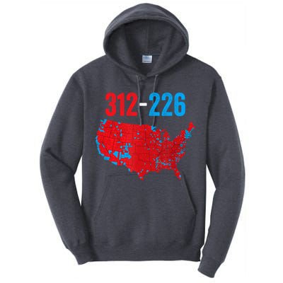 Cool Accurate Map Of 2024 Election Funny Election 312 Vs 226 Tall Hoodie