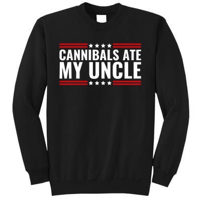 Cannibals Ate My Uncle Joe Biden Political Satire Trump 2024 Sweatshirt