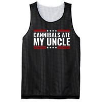 Cannibals Ate My Uncle Joe Biden Political Satire Trump 2024 Mesh Reversible Basketball Jersey Tank