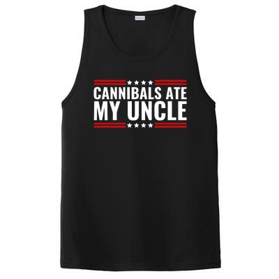 Cannibals Ate My Uncle Joe Biden Political Satire Trump 2024 PosiCharge Competitor Tank