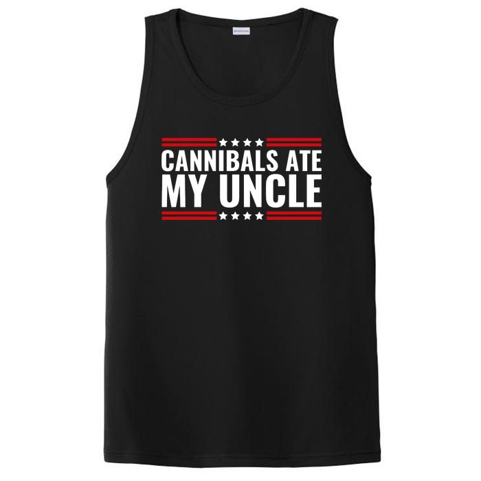 Cannibals Ate My Uncle Joe Biden Political Satire Trump 2024 PosiCharge Competitor Tank