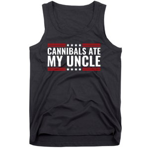 Cannibals Ate My Uncle Joe Biden Political Satire Trump 2024 Tank Top