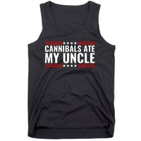 Cannibals Ate My Uncle Joe Biden Political Satire Trump 2024 Tank Top