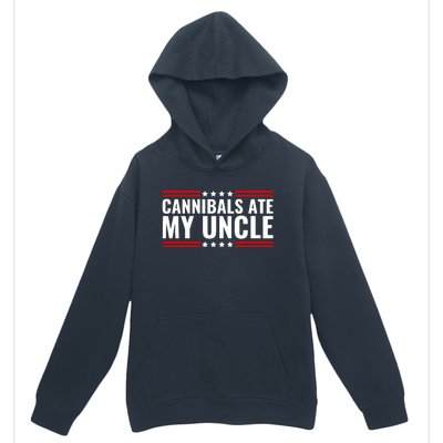 Cannibals Ate My Uncle Joe Biden Political Satire Trump 2024 Urban Pullover Hoodie