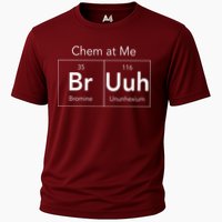 Chem At Me Bruh Funny Chemistry Pun Cooling Performance Crew T-Shirt