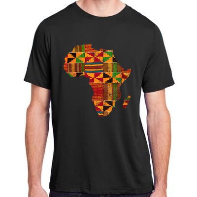 Cool Africa Map Kente Cloth Gift For Men Women African Lover Adult ChromaSoft Performance T-Shirt