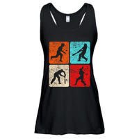 Cricket And Moon Silhouette Halloween Sport Costumes Ladies Essential Flowy Tank