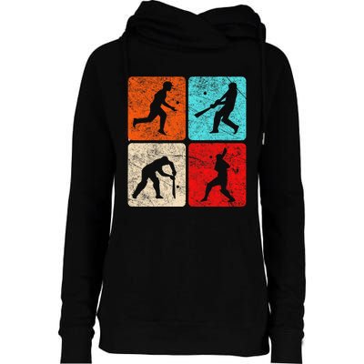 Cricket And Moon Silhouette Halloween Sport Costumes Womens Funnel Neck Pullover Hood