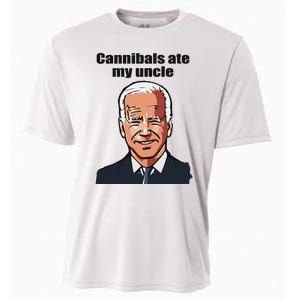 Cannibals Ate My Uncle Funny Joe Biden Cooling Performance Crew T-Shirt