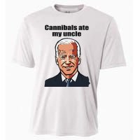 Cannibals Ate My Uncle Funny Joe Biden Cooling Performance Crew T-Shirt