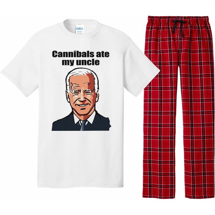 Cannibals Ate My Uncle Funny Joe Biden Pajama Set