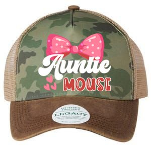 Cute Auntie Mouse Nephew Niece Aunt Meaningful Gift Legacy Tie Dye Trucker Hat