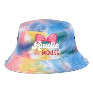 Cute Auntie Mouse Nephew Niece Aunt Meaningful Gift Tie Dye Newport Bucket Hat