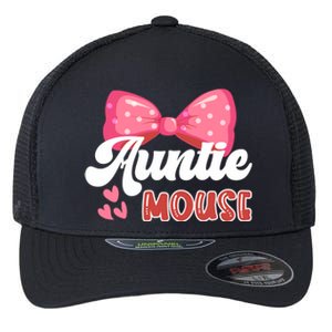 Cute Auntie Mouse Nephew Niece Aunt Meaningful Gift Flexfit Unipanel Trucker Cap