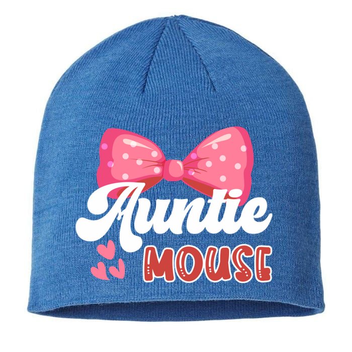 Cute Auntie Mouse Nephew Niece Aunt Meaningful Gift Sustainable Beanie