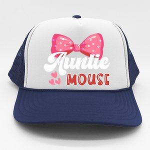 Cute Auntie Mouse Nephew Niece Aunt Meaningful Gift Trucker Hat