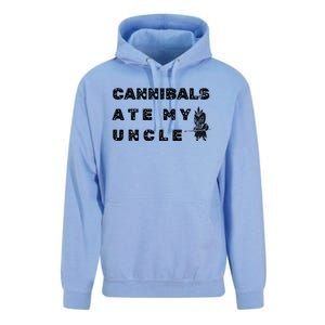 Cannibals Ate My Uncle Funny Joe Biden Unisex Surf Hoodie