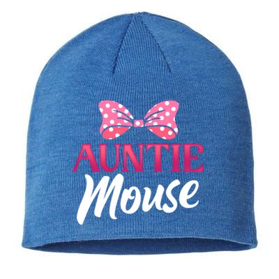 Cute Auntie Mouse Niece Nephew Aunt Gift Sustainable Beanie