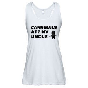 Cannibals Ate My Uncle Joe Biden Political Satire Trump 2024 Ladies Essential Flowy Tank