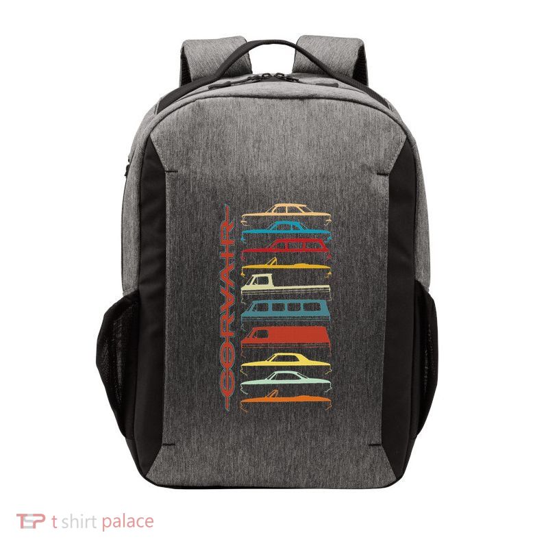 Corvair All Model Sillhouettes Vector Backpack
