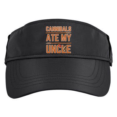 Cannibals Ate My Uncle Joe Biden Political Satire Trump 2024 Adult Drive Performance Visor