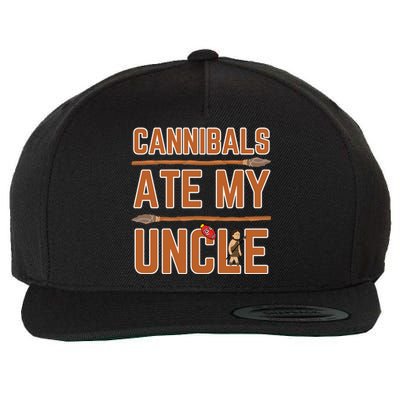 Cannibals Ate My Uncle Joe Biden Political Satire Trump 2024 Wool Snapback Cap