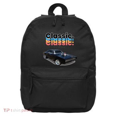 Classic American Muscle Car 16 in Basic Backpack