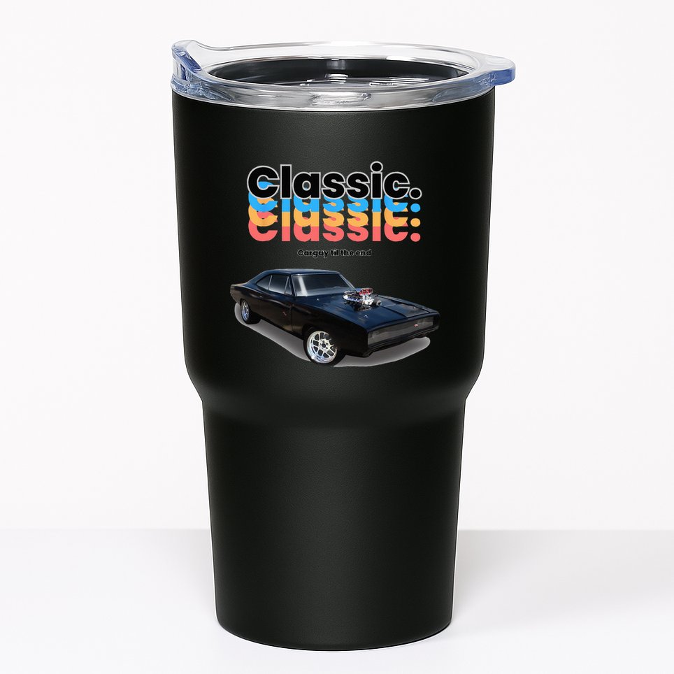 Classic American Muscle Car Tumbler