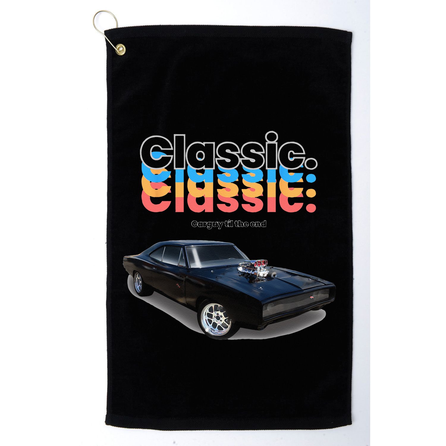 Classic American Muscle Car Golf Towel