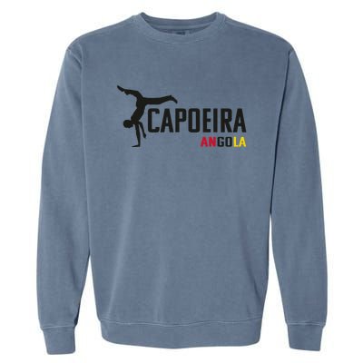 Capoeira Angola Martial Arts Angolan Dance Fighting Garment-Dyed Sweatshirt