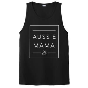 Cute Aussie Mom Crewneck Australian Shepherd Dog Mom Funny Gift PosiCharge Competitor Tank